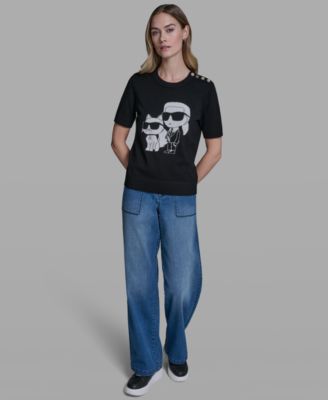 Petite Short-Sleeve Sweater