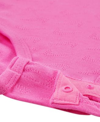 Baby Girls' Pointelle Bodysuit, Pants and Socks, 3-Piece Set