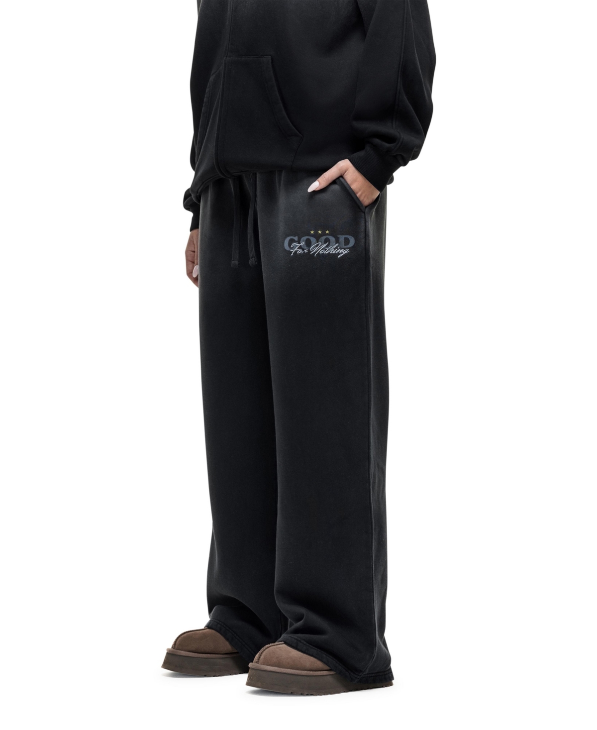 Good For Nothing Women's Alaska Black Relaxed Joggers