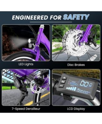 350W Electric Tricycle for Adults with 24" x 2.1" Wheels