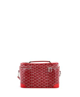 Convertible Cosmetic Train Case Coated Canvas