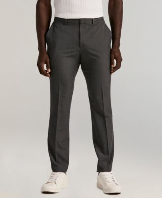 Men's Slim-Fit Flat Front Dress Pants