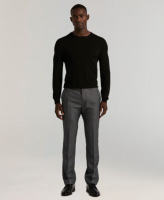 Men's Slim-Fit Flat Front Dress Pants