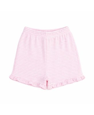 Little Girl Stripe Terry Shorts