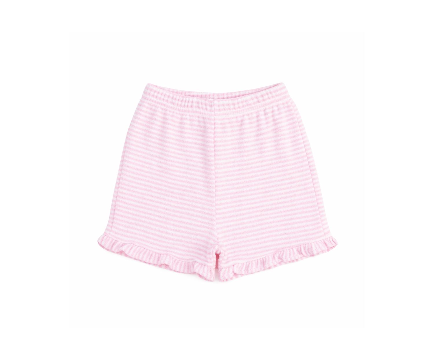 Little Girl Stripe Terry Shorts