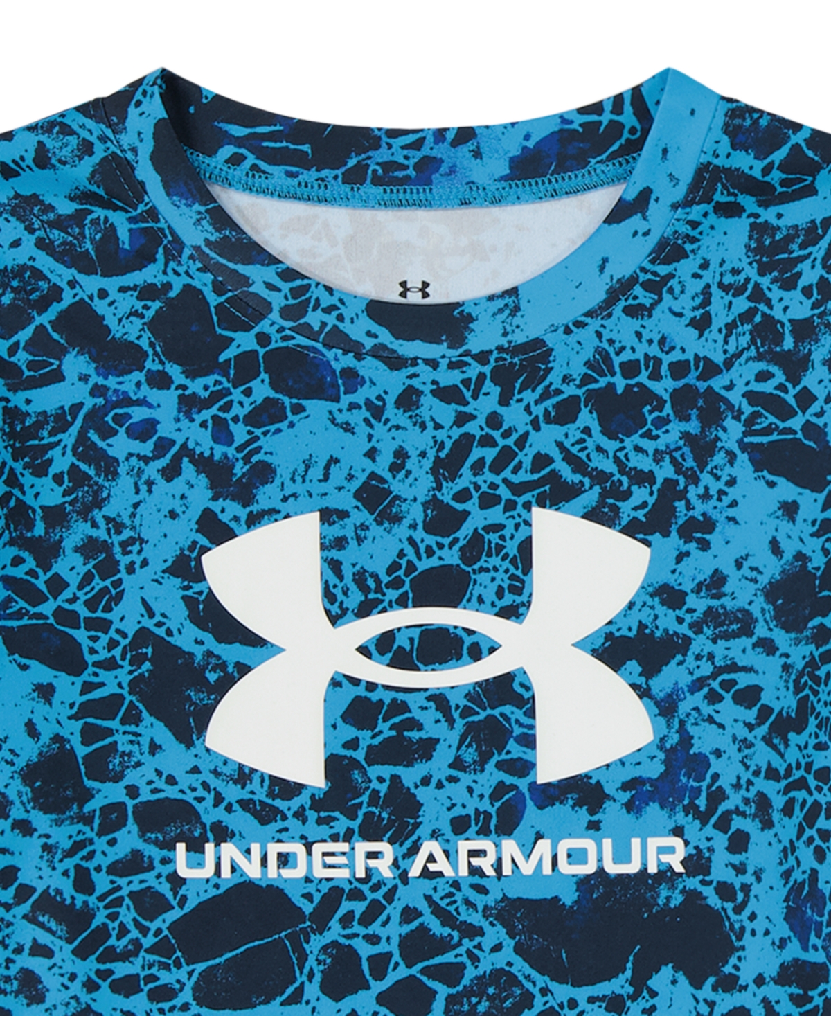 Under Armour Boys' 2T-7 Printed Short-Sleeve T-Shirt and Shorts, 2-Piece Set