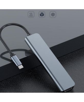 7-in-1 USB-C Hub, 4K HDMI Output, USB 3.0 Data Transfer | Ideal for Home Office, Travel, Content Creation