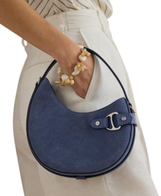 Suede Mini Tasha Crossbody Bag