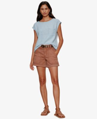 Petite Crew Neck Pull-On Sweater