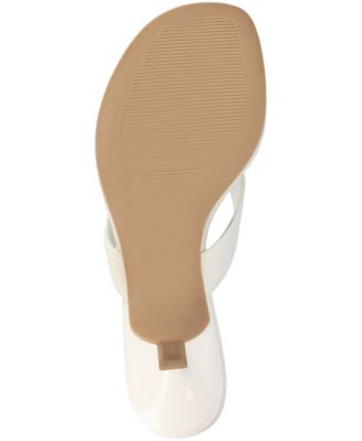 Women's Danielle Kitten Heel Thong Dress Sandals