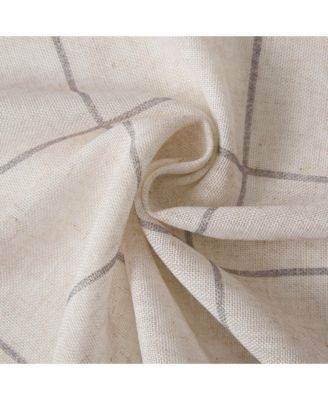 Brighton Windowpane Plaid Blackout Window Curtain Panel