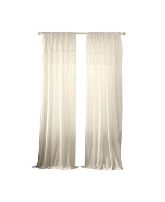 Calypso MacramA Tassel Semi Sheer Window Curtain