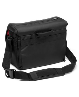Advanced III Messenger Shoulder Bag for DSLR/CSC/Drone, 14" Laptop Compartment, Medium, Black