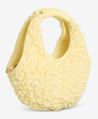 Alyii Ruched Stripe Top Handle