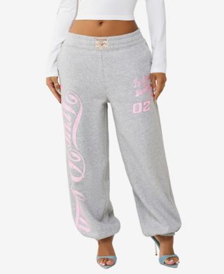 Women's Big T Crystal Baggy Jogger Pants
