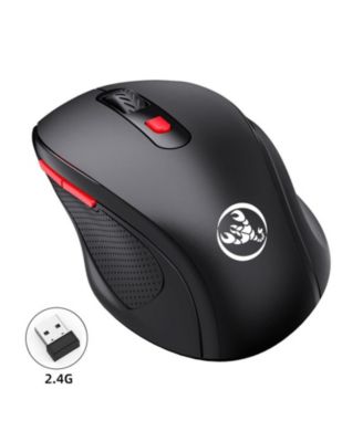 risokeys 2.4G Wireless 6-Button Mouse: Ergonomic Grip, 3-Speed DPI, for Office/Gaming, Easy-to-Use for Professionals/Students