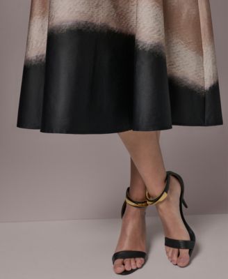 Women's Printed V-Neck Dress