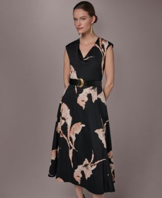 Women's Printed V-Neck Dress