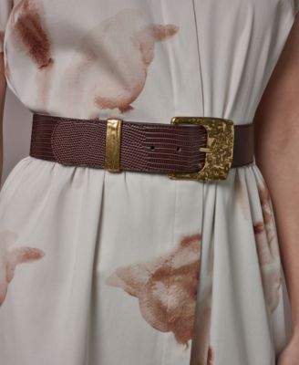 Women's Printed Collared Neck Dress