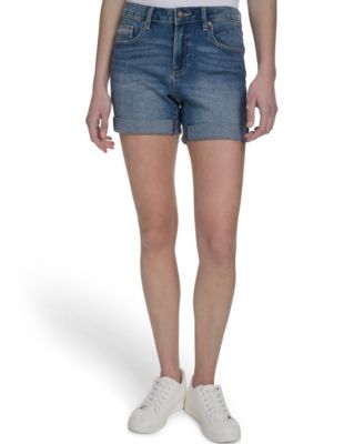 Women's Cuffed Denim Shorts