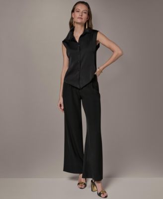 Donna Karan New York - Petite Button-Front Shirt