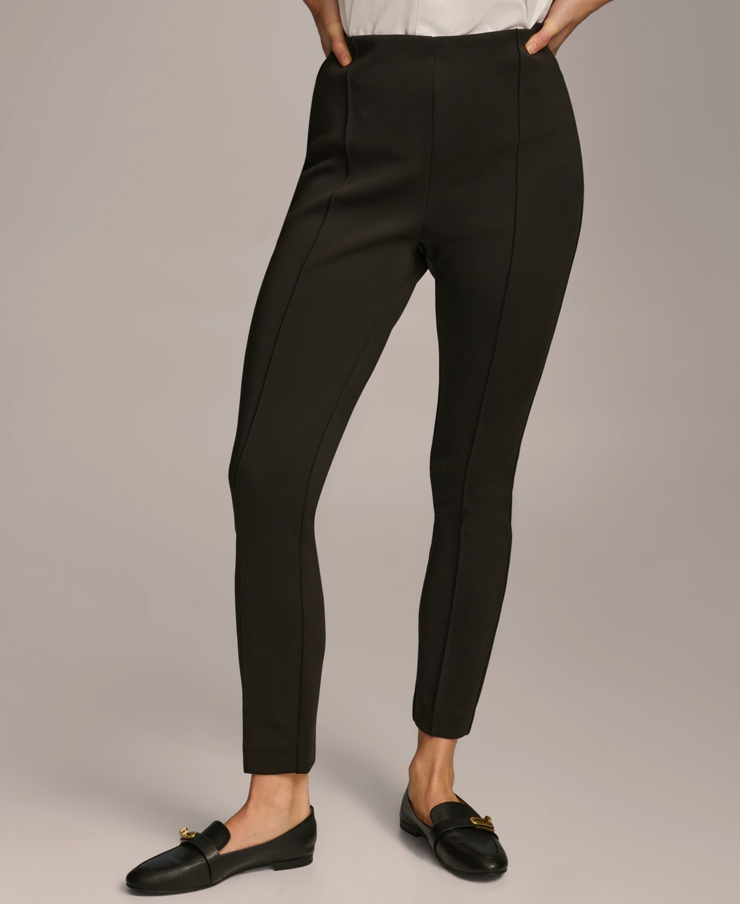 Petite Mid-Rise Ankle-Length Pants