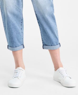 Women's Belted Carrot Jeans