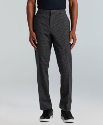Men's Slim-Fit Flat Front Dress Pants