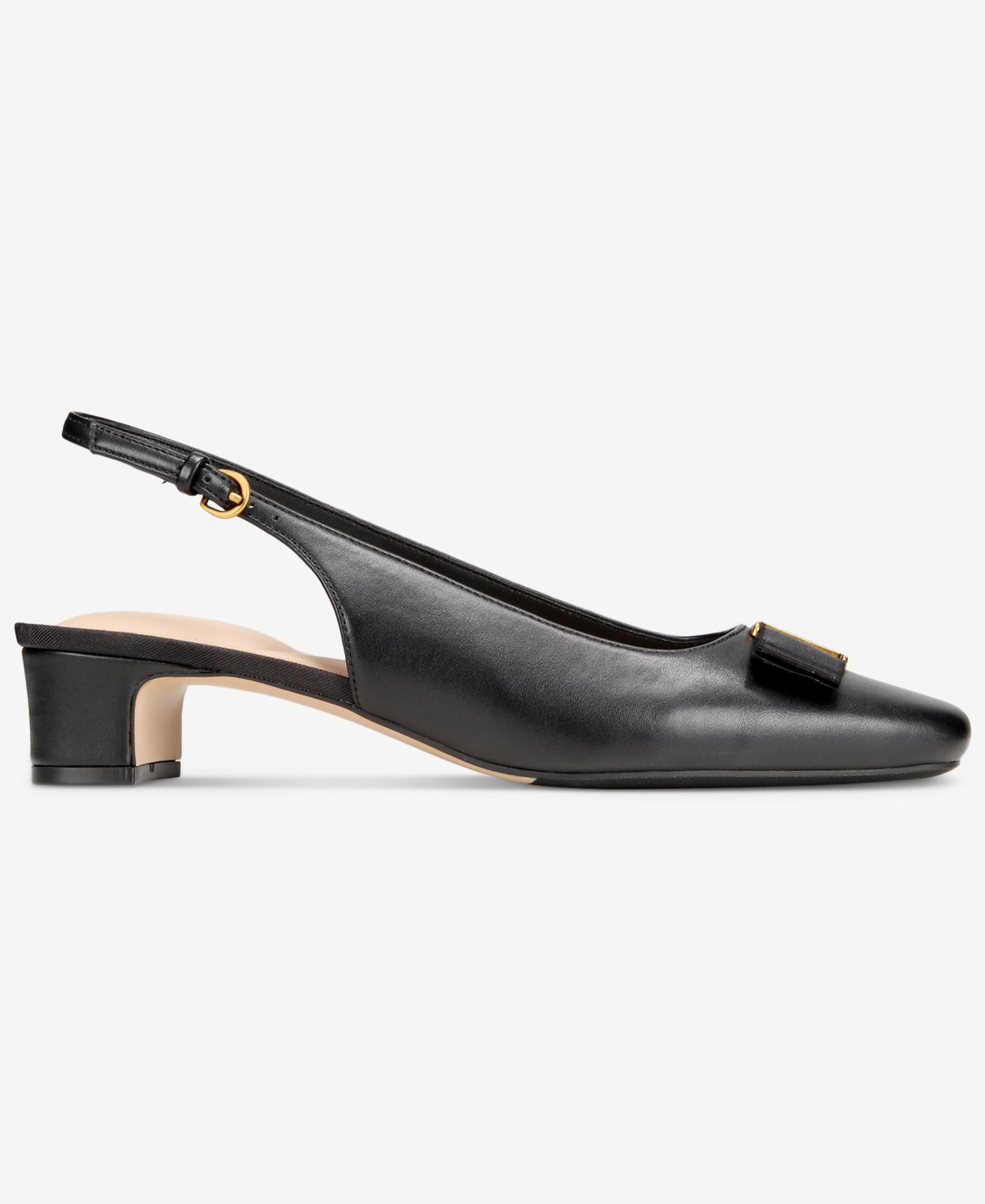 Женские туфли Giani Bernini Battah Block Heel Slingback Pumps, цвет: Чёрный — фото 8