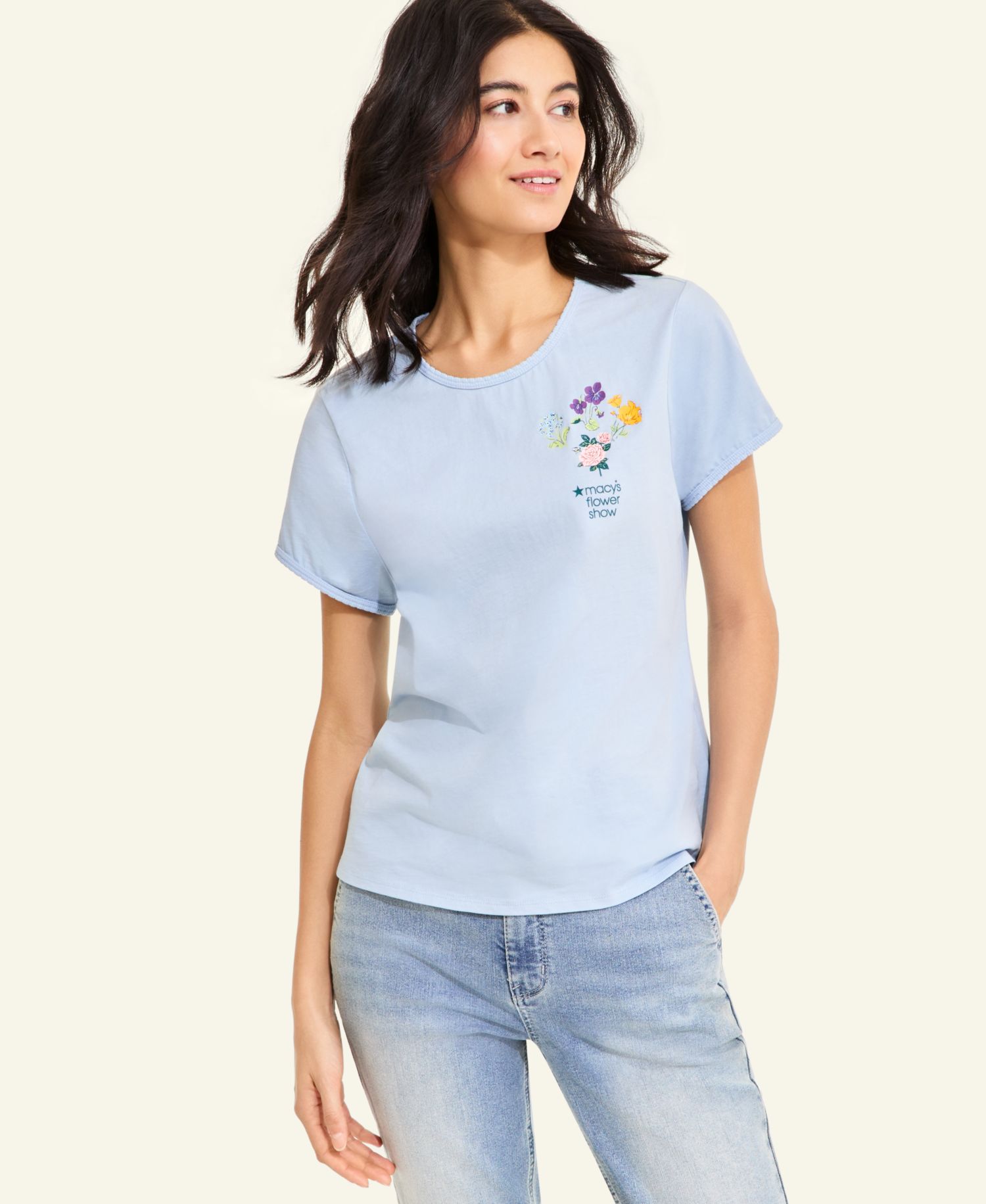 Flower Show Women's Short-Sleeve Flower Show Medallion T-Shirt