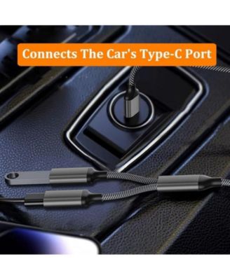 USB C to Dual USB A Adapter, 480Mbps Data Transfer,Aluminum Hub for Laptop/Car/Phone, Ideal for Commuters, Gamers