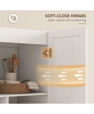 Kitchen Pantry Cabinet with Soft-Close Hinges Kitchen Cabinet