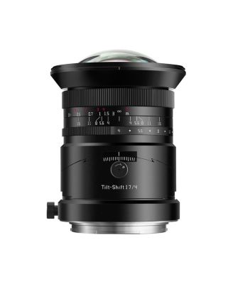 17mm f/4 Tilt Shift Lens for Fujifilm GFX, Black