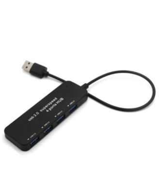 4-Port USB 2.0 Hub - With 39.3inch cable, Plug-and-Play OTG Expander for PC/Android Tablet, Ideal for Office Workers