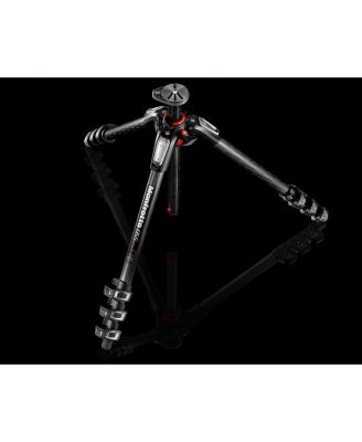 055 4-Section Carbon Fiber Tripod with Horizontal Column