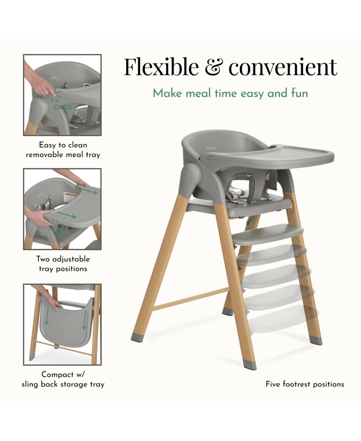 Evolur Toddler Nimbus Highchair