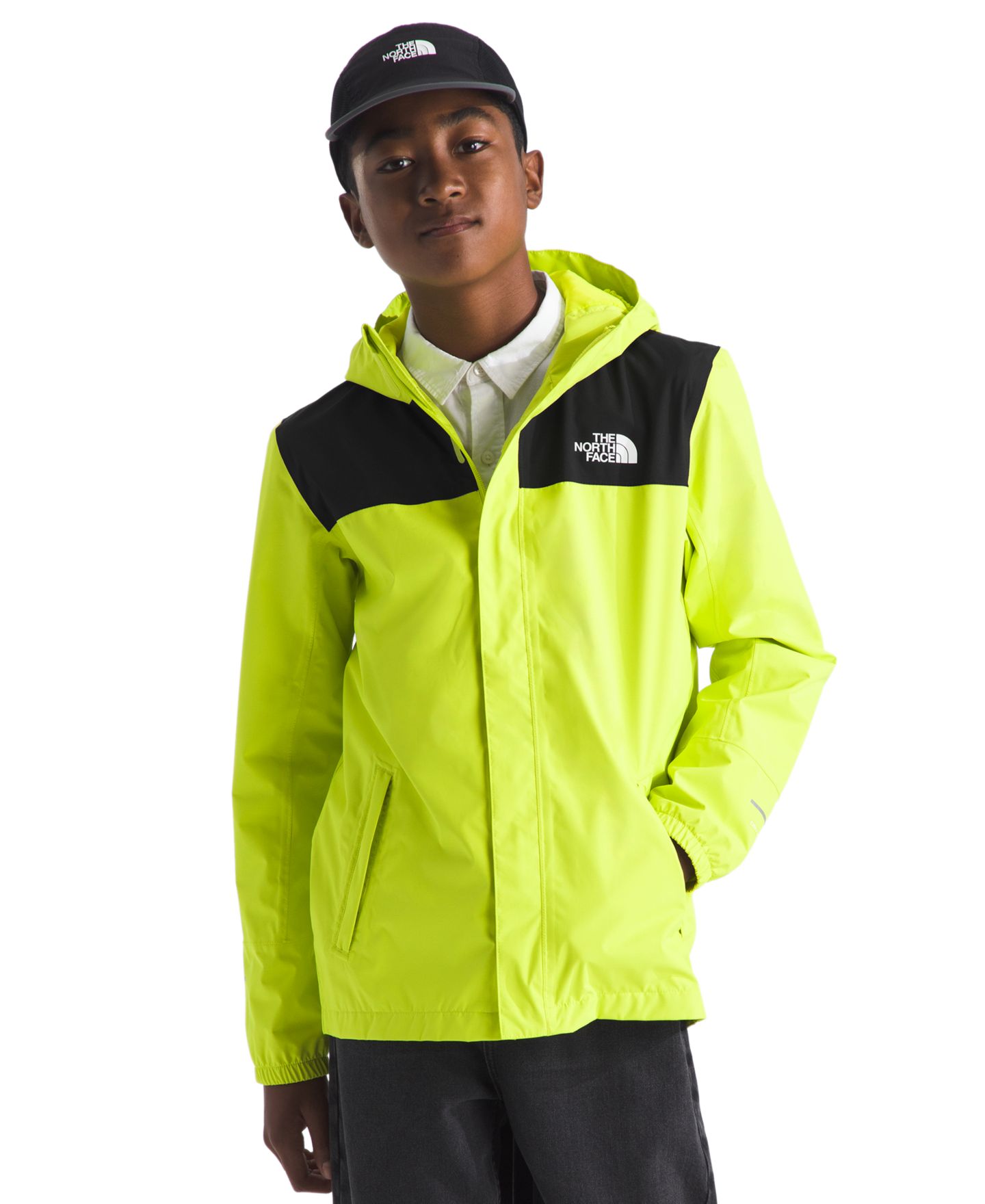 Детская куртка-дождевик The North Face Antora на молнии, 6-20, цвет: Лаймовый — фото 1