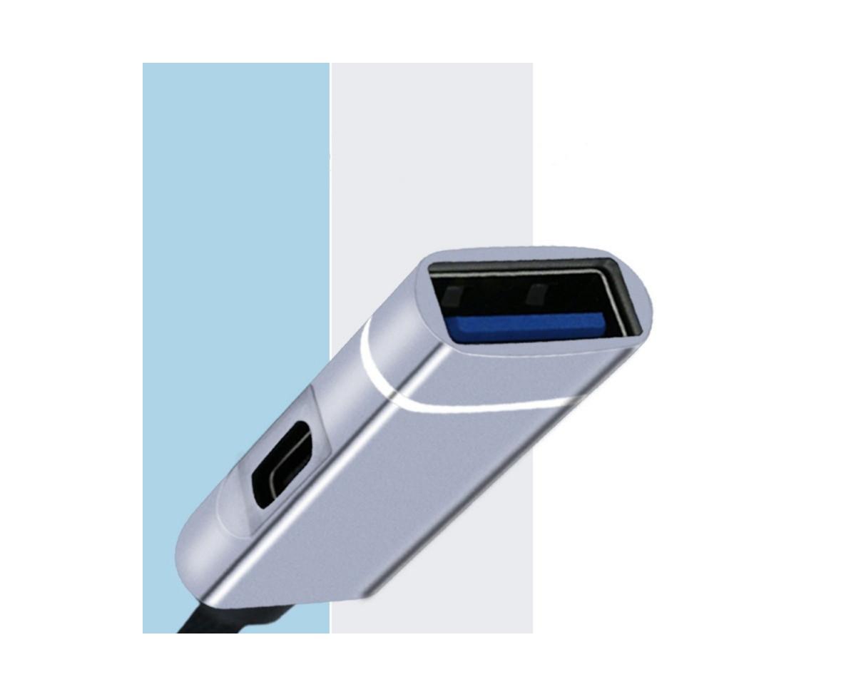 Risokeys 2-in-1 Usb C Hub, 5Gbps Data Transfer & Pd Charging, Aluminum Portable Adapter for Laptop/Phone/Travel