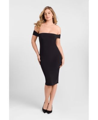 Women's Sculpting Shapewear Midi Dress
