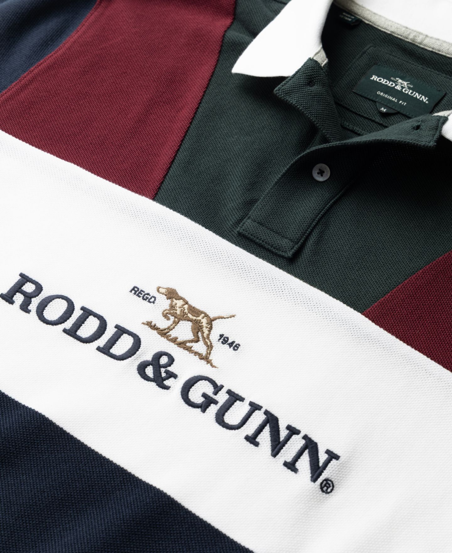 Мужское поло Rodd & Gunn Regular Fit Heathridge Polo Shirt, цвет: Eclipse — фото 2