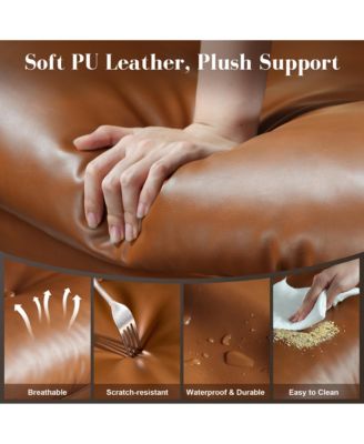 Ergonomic Mid Back Swivel Office Chair, Extra Wide Comfy Desk Chair with Lumbar Support, Height Adjustable Home Office Task Chair