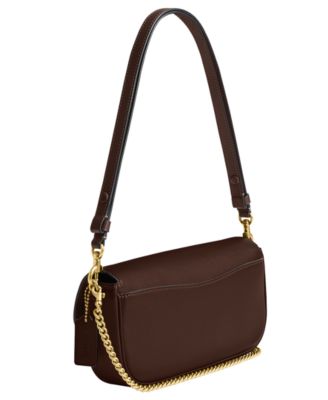 Brook Small Leather Flap Chain Bag 