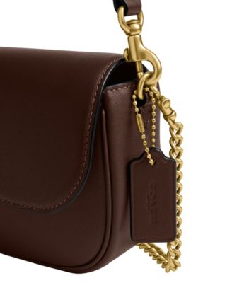 Brook Small Leather Flap Chain Bag 