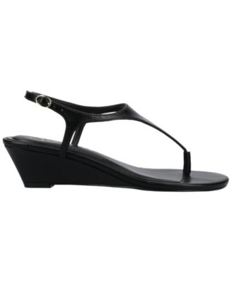 Women's Kathryn Ankle Strap Low Wedge Sandals