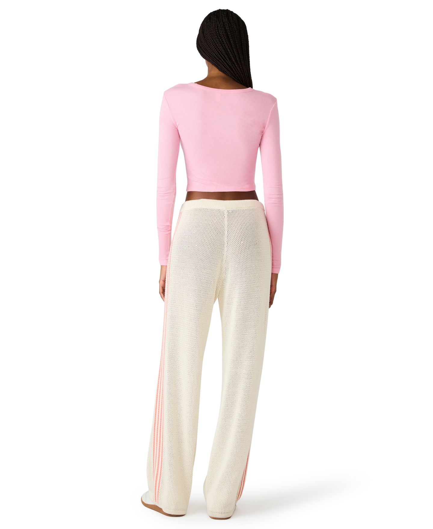 Женские брюки Steve Madden Paisley Sweater Pants, цвет: Состаренный — фото 5