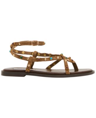 Women's Mathis Embellished Strappy Flat Sandals