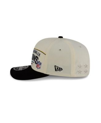 Men's Cream/Black Seattle Seahawks Super Bowl LX Champions Locker Room 9SEVENTY Adjustable Hat