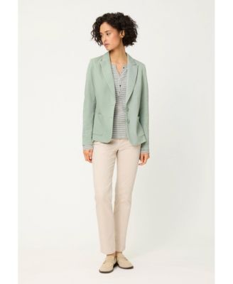 Women's Stripe Rib Knit Henley T-Shirt