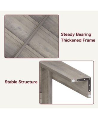 Kitchen Dining Table for 4-6 Farmhouse Dinner Kitchen Table for Dining Room, Home Office, Living Room