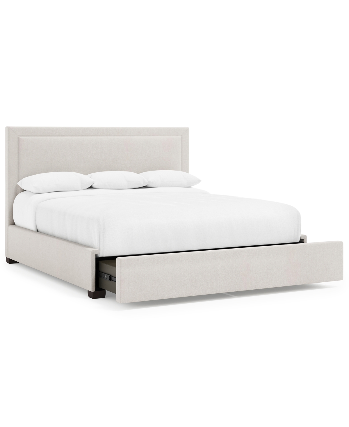 Morgan King Upholstered Storage Bed